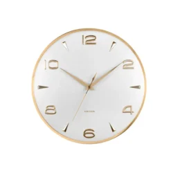 Karlsson - Wandklok Sienna Glow - Wit- Ø40,6cm