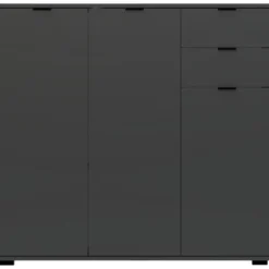 Kast Alaska - antraciet - 101x107x35 cm