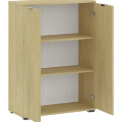 Kast Alaska 2-deurs - eikenkleur - 101x71x35 cm