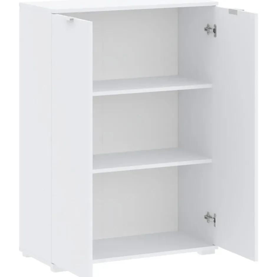 Kast Alaska 2-deurs - wit - 101x71x35 cm