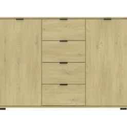 Kast Alaska - eikenkleur - 85x120x35 cm