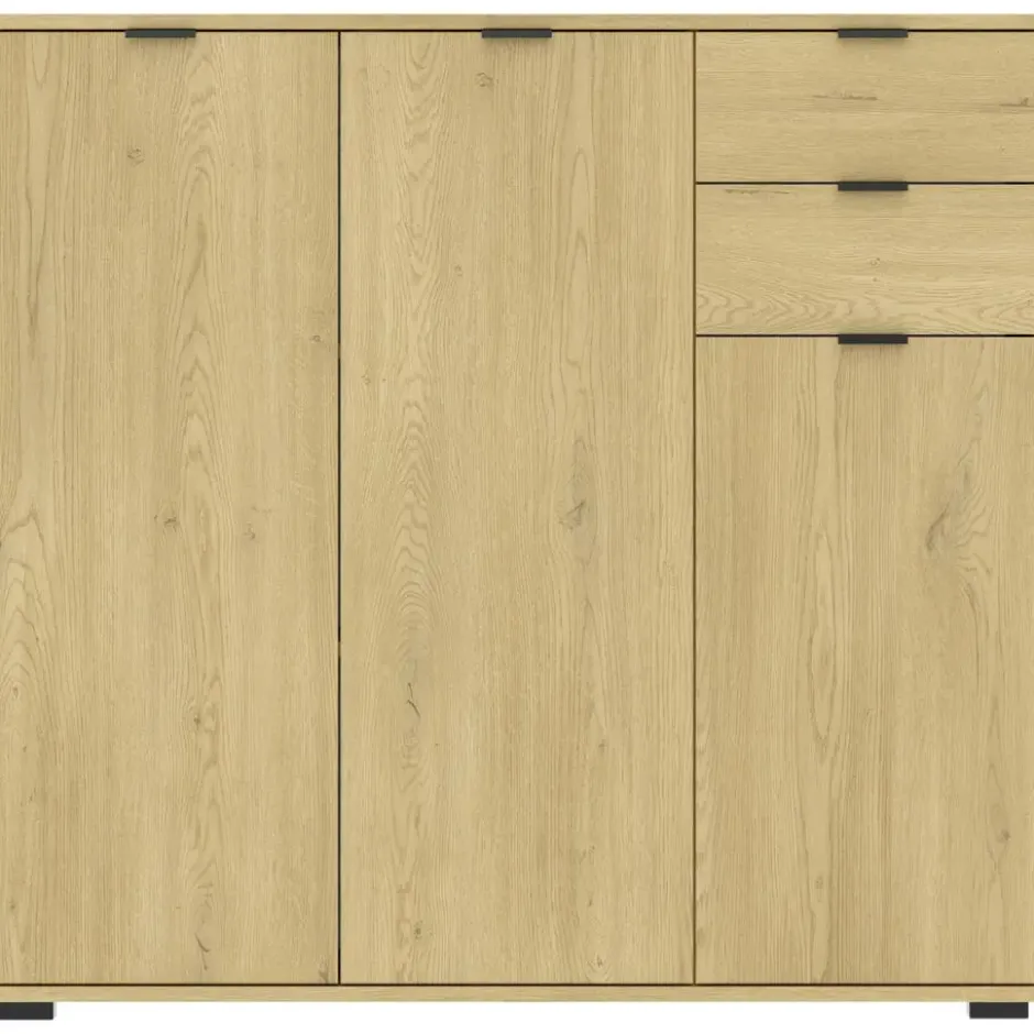 Kast Alaska - eikenkleur - 101x107x35 cm