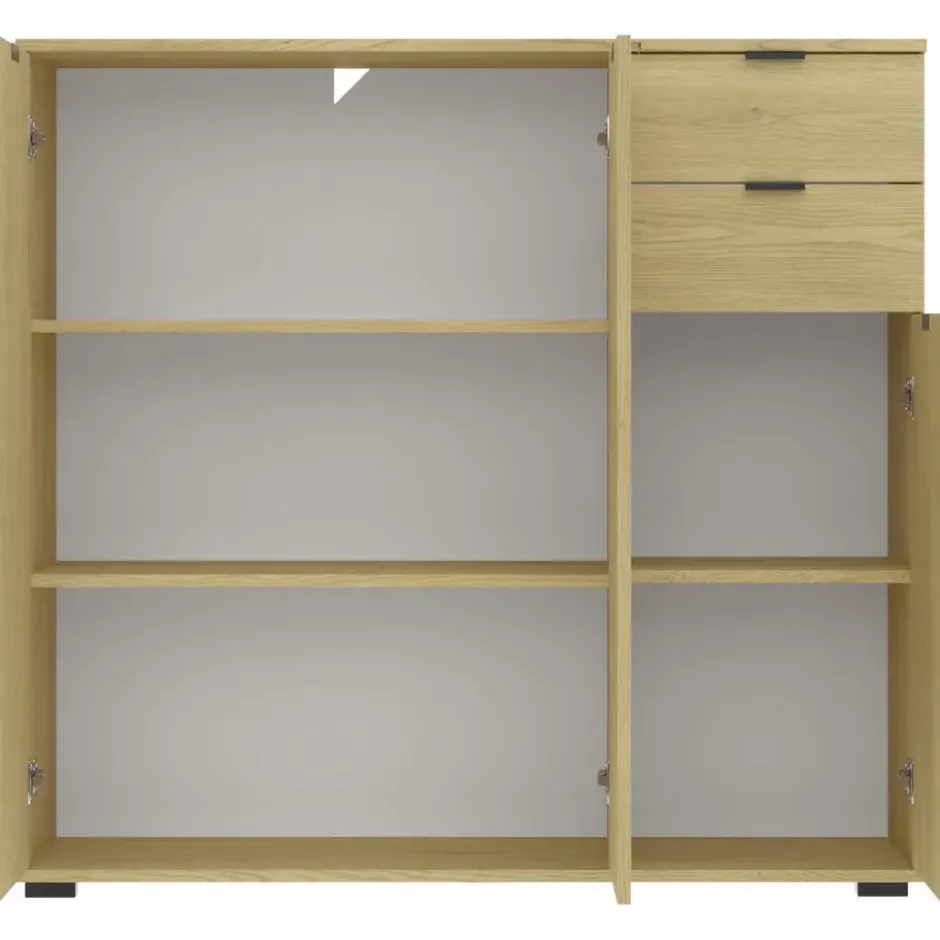 Kast Alaska - eikenkleur - 101x107x35 cm