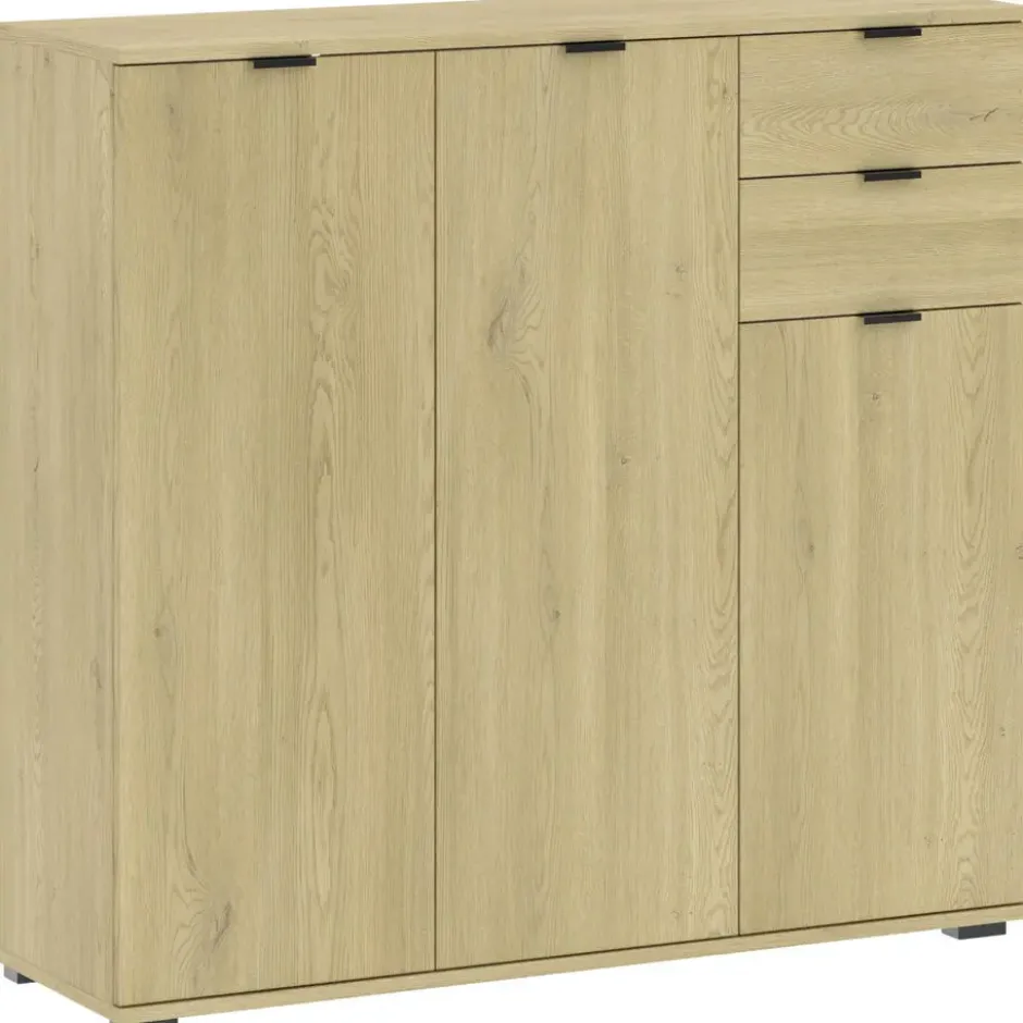Kast Alaska - eikenkleur - 101x107x35 cm