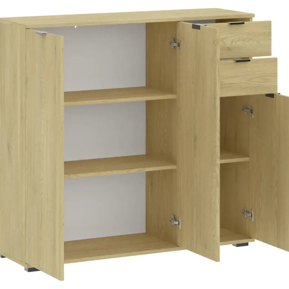 Kast Alaska - eikenkleur - 101x107x35 cm