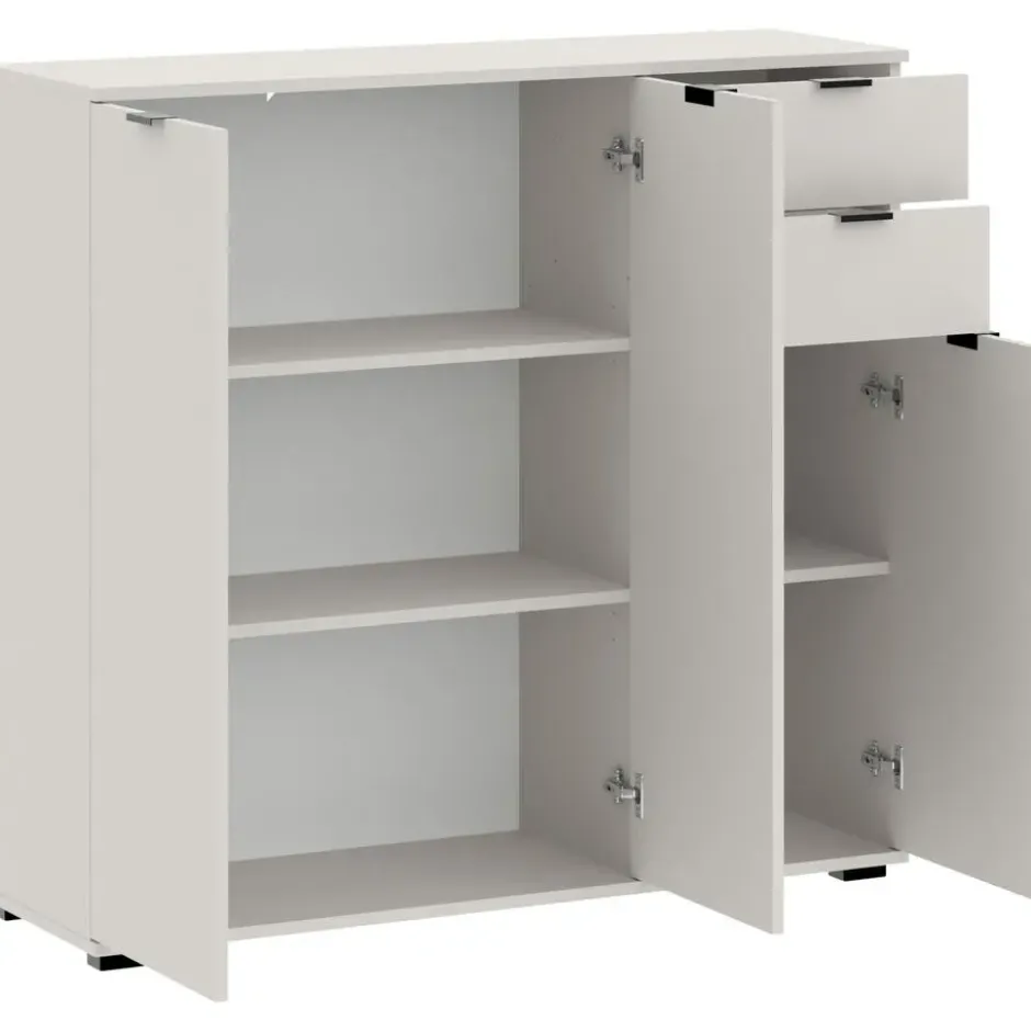 Kast Alaska - greige - 101x107x35 cm