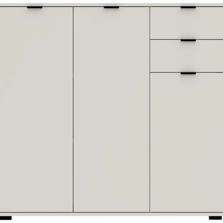 Kast Alaska - greige - 101x107x35 cm
