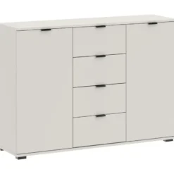 Kast Alaska - greige - 85x120x35 cm