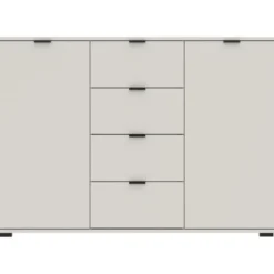 Kast Alaska - greige - 85x120x35 cm