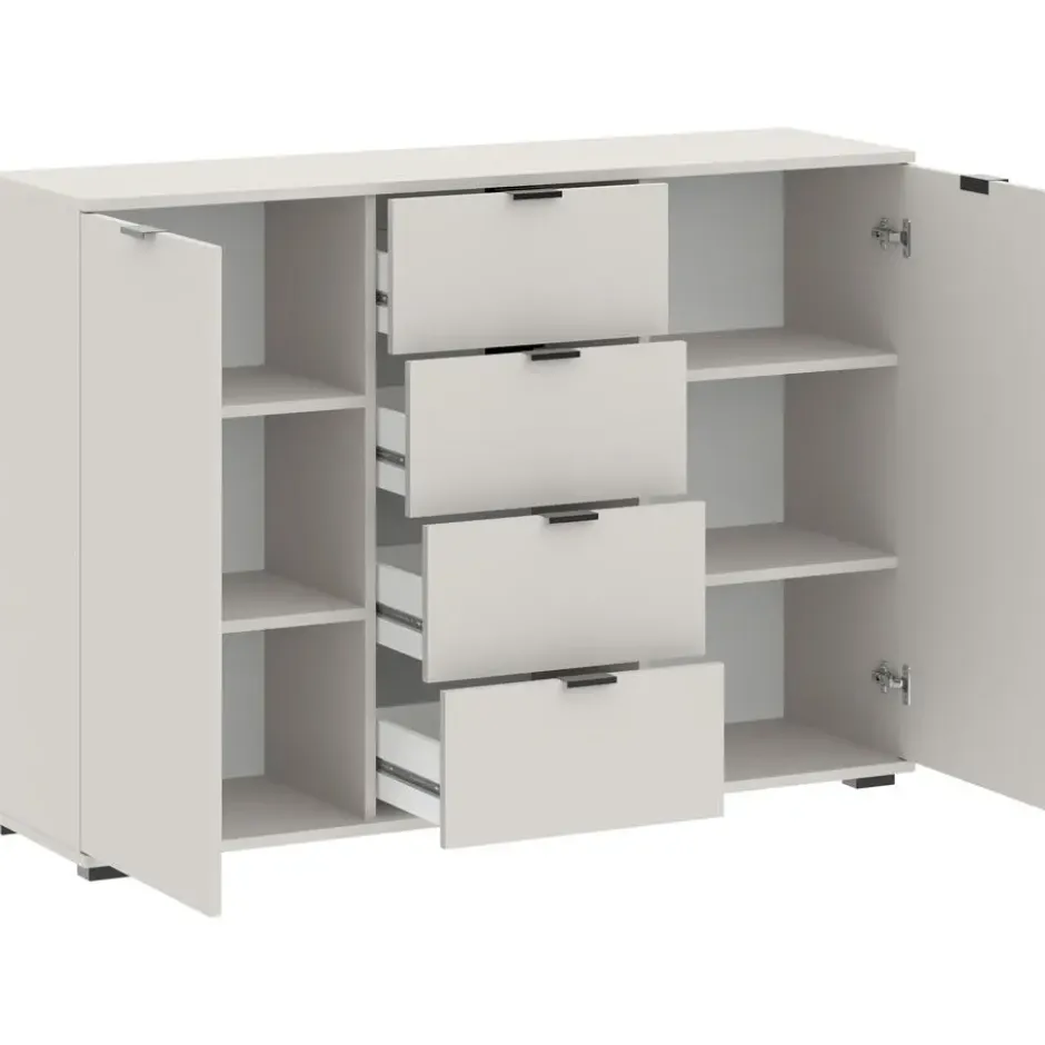 Kast Alaska - greige - 85x120x35 cm