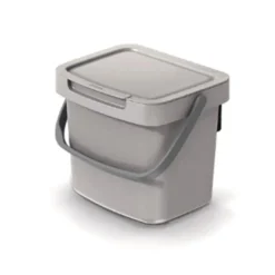 Keden GFT aanrecht afvalbak - beige - 3L - 19 x 17 x 15 cm