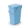 Keden keuken afvalbak - lichtblauw - 20L - 23 x 29 x 45 cm