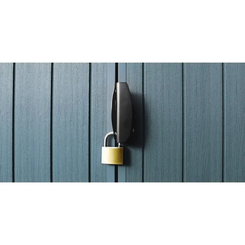 Keter Darwin 66 Tuinhuis - dubbele deuren + ramen - 190x183x221 cm - Grijs