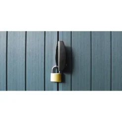 Keter Darwin 64 Tuinhuis - dubbele deuren + ramen - 190x122x221 cm - Grijs