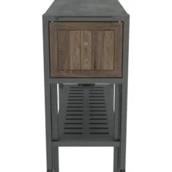 Keter Hosting Partytafel met Koelbox - 112 x 43 x 90 cm – Antraciet/Bruin