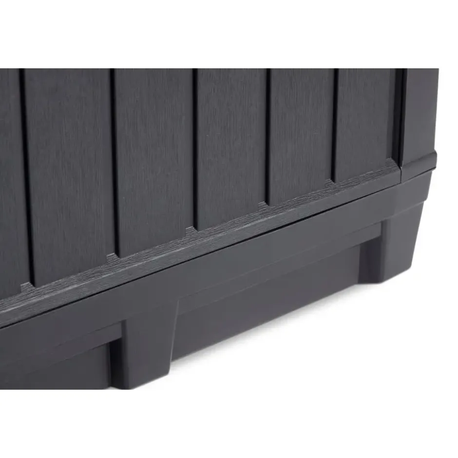 Keter Kentwood Opbergbox - 128x53.6x59 cm - 350 L - Grafiet