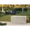 Keter Kentwood Opbergbox - 128x53.6x59 cm - 350 L - Beige