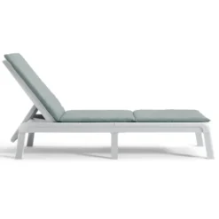 Keter Mallorca Ligbed - inclusief kussen - 187.5x58x29cm - Wit