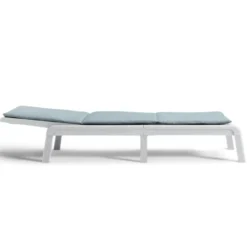 Keter Mallorca Ligbed - inclusief kussen - 187.5x58x29cm - Wit