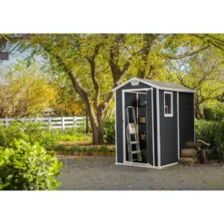 Keter Manor 46 Tuinhuis - 130x192x198 cm - Antraciet