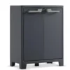 Keter Moby lage kast - 2 planken - 80x44x100 cm - Antraciet