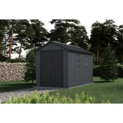 Keter Newton 7511 Tuinhuis - 350x230x246cm - Grijs