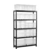 Keter Plus Stellingrek 120/5 - 5 Planken - 120x40x187 cm - zwart