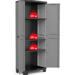 Keter Stilo Opbergkast hoog - 3 planken