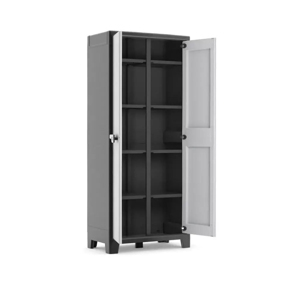 Keter Titan Opbergkast hoog - Multispace - tuinkast - 8 planken