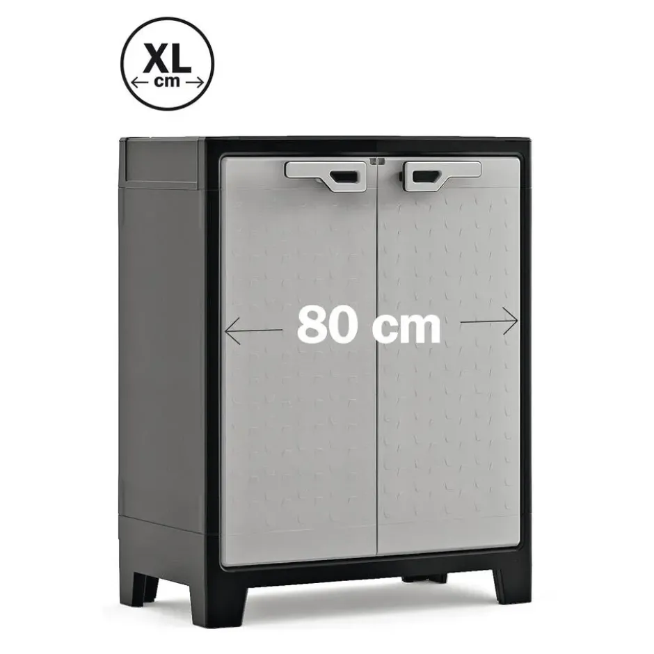 Keter Titan Opbergkast laag - tuinkast - 2 planken