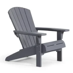 Keter Troy Adirondack Tuinstoel - 81x93x96,5cm - Grijs