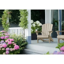 Keter Troy Adirondack Tuinstoel - 2 stuks - 81x93x96,5cm - Salie Groen