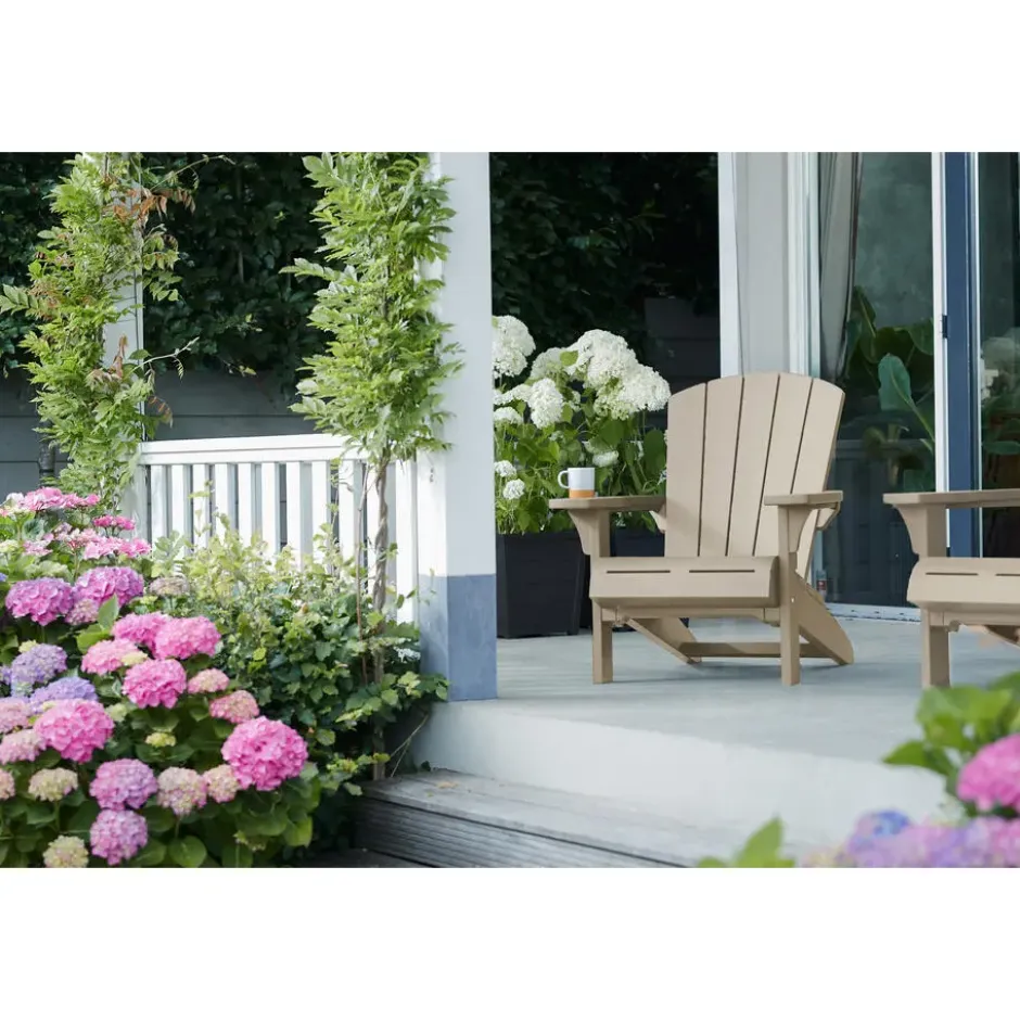 Keter Troy Adirondack Tuinstoel - 2 stuks - 81x93x96,5cm - Salie Groen