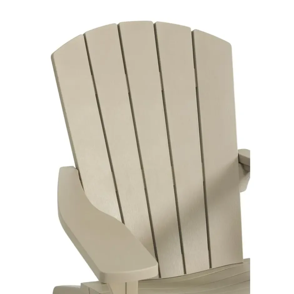 Keter Troy Adirondack Tuinstoel - 2 stuks - 81x93x96,5cm - Salie Groen