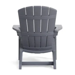 Keter Troy Adirondack Tuinstoel - set van 2 - 81x93x96.5cm - Lichtgrijs