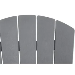 Keter Troy Adirondack Tuinstoel - set van 2 - 81x93x96.5cm - Lichtgrijs