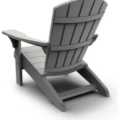 Keter Troy Adirondack Tuinstoel - set van 2 - 81x93x96.5cm - Lichtgrijs