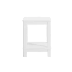 Keter Troy Deluxe Bijzettafel - 40.5x40.5x2cm - Wit