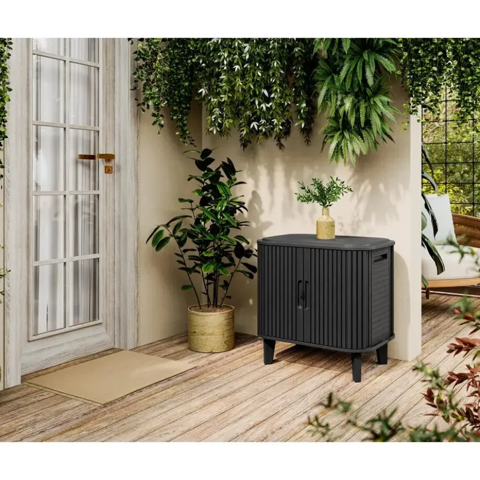 Keter Velo Opbergkast 113L - 62,3x47x62,4 cm - Grafiet