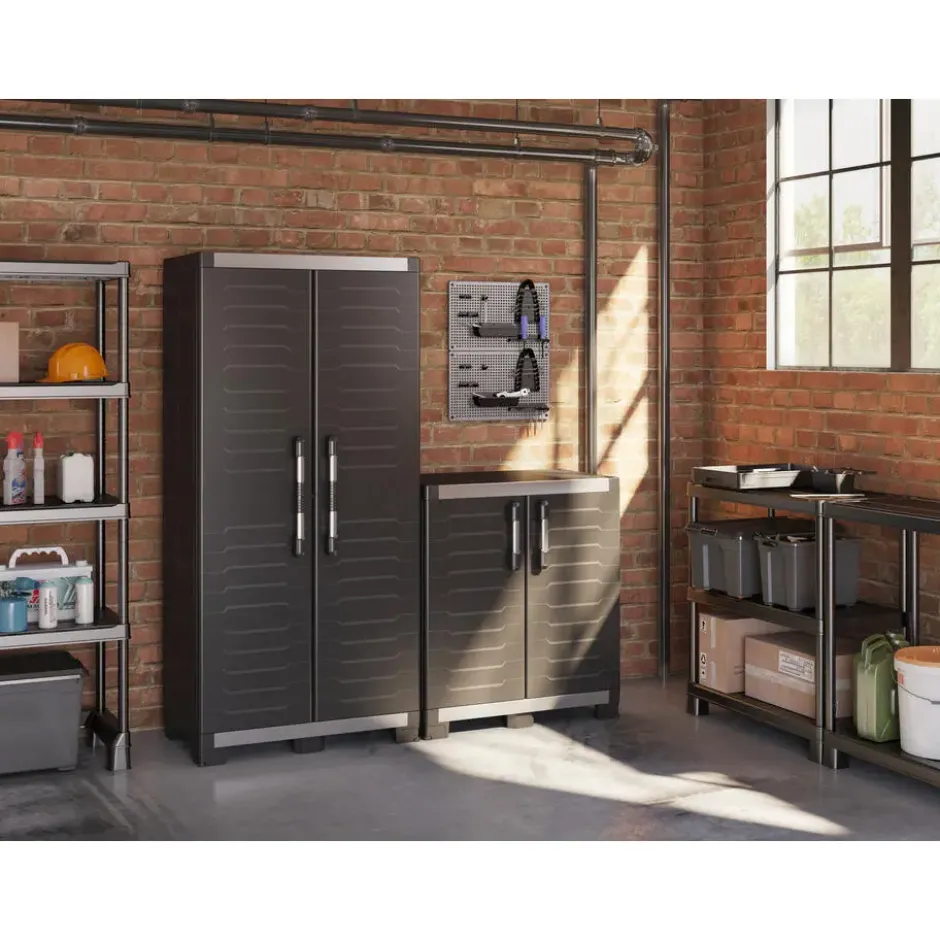 Keter XL Garage Lage Kast - 1 Plank - 89x54x99 cm - zwart