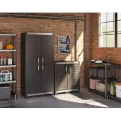 Keter XL Garage Lage Kast - 1 Plank - 89x54x99 cm - zwart