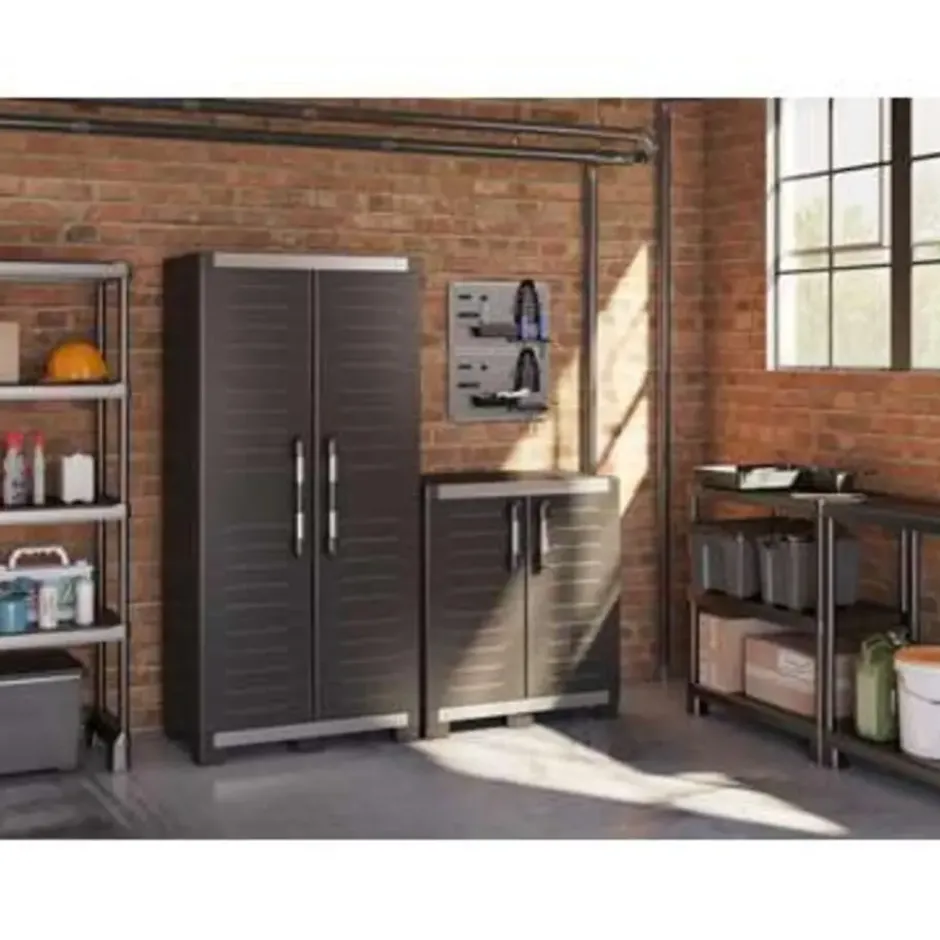 Keter XL Garage Lage Kast - 1 Plank - 89x54x99 cm - zwart
