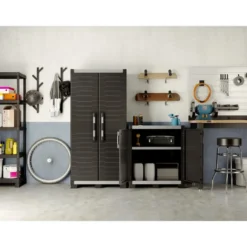 Keter XL Garage Lage Kast - 1 Plank - 89x54x99 cm - zwart