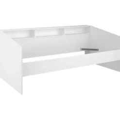 Kinderbed Mees - wit/eiken - 90x200 cm