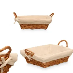 Kipit Storage Rieten mand - gevlochten riet - 35 x 28 x 13 cm