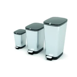 KIS Chic Bin Pedaalemmer - 43L - Metallic