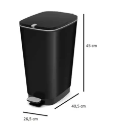 KIS Chic Bin Pedaalemmer - 23L - Zwart