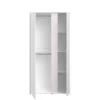 Kledingkast Bobby 2-deurs - wit - 182x90x51 cm