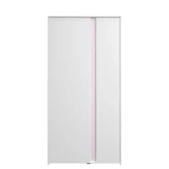 Kledingkast Bobby 2-deurs - wit - 182x90x51 cm