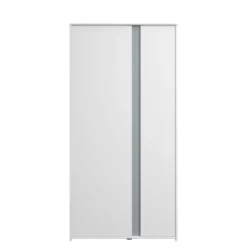 Kledingkast Bobby 2-deurs - wit - 182x90x51 cm